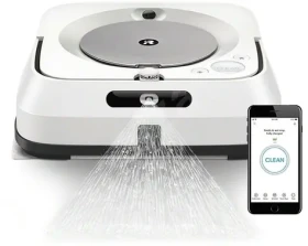 IRobot Braava Jet m6 / Robotický mop / iAdapt 3.0 / suché a mokré upratovanie / Virtuálna stena / Wi-Fi / biela (m613840)