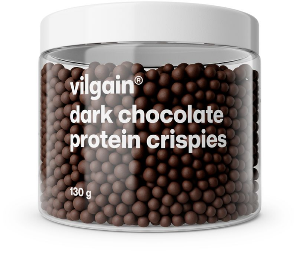 Vilgain Protein Crispies – horká čokoláda 130 g