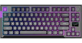 PREYON Silent Claw TKL Brown čierna / herná bezdrôtová klávesnica / mechanická / Gateron Brown Pro / USB+2.4GHz+BT / US (PSCTB85B)