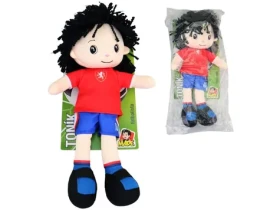 MaDe Textilná bábika Toník futbalista Český hlas, karta