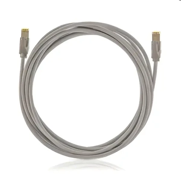 KELine Patch kábel Cat5E FTP sivý / Patch kábel / 5 m / LSOH (KEL-C5E-F-050)