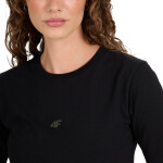 Dámske tričko 4F F2971 dark black 4FWAW25TTSHF2971 20S XL