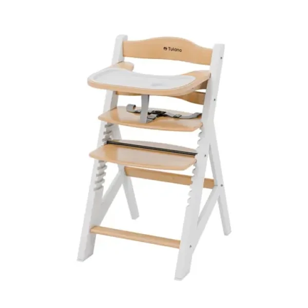 Tulano Morsel 40 Stolička na kŕmenie bielo-naturálna (TN-MORSEL 40 WHITE-NATURAL)