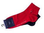 Ponožky Tommy Hilfiger 2Pack 342025001 Red/Navy Blue