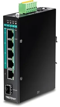 Trendnet TI-PG541i / Switch / 6- Port Gigabit PoE+ / Managed L2+ / 120 W / DIN lišta (TI-PG541I)