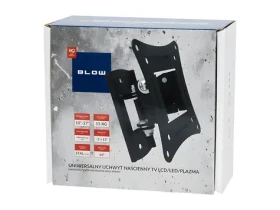 Blow Držiak TV 10-27" čierna / Držiak pre TV / VESA 100x100 mm / nosnosť 15 kg / naklápanie, otáčanie (76-854#)