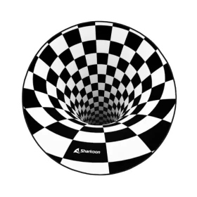 Sharkoon SKILLER SFM12 3D Vortex čierno-biela / podložka pod stoličku / 120cm (4044951040001)