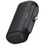 Baseus Compact 5000mAh 20W Lightning čierna / Powerbanka / 1x Lightning (M) / 1x USB-C (F) (P10068307113-00)
