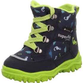 Chlapčenské zimné topánky HUSKY1 Blue/Light Green Gore-Tex, Superfit,1-006046-8000 - 24