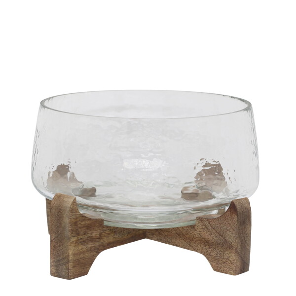 Chic Antique Dekoratívna misa Glass/Mango Wood