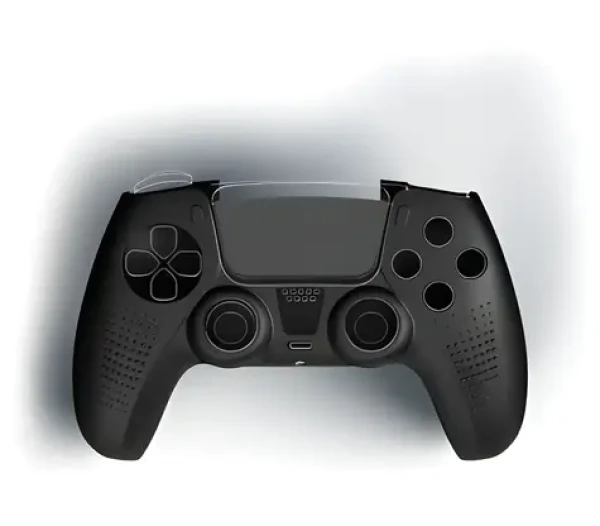 URage PS5 Sleeve čierna / Ochranný kryt pre ovládač DualSense / grip / fólia na touchpad
