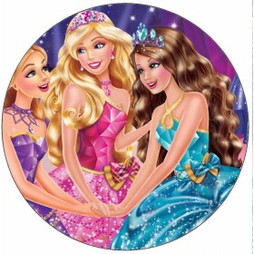 Jedlý papier Barbie bábik s korunkou 19,5 cm - Pictu Hap - Pictu Hap
