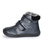 Dievčenské zimné barefoot topánky PRO-tex BEKA BLACK - 30