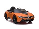 Mamido Detské elektrické autíčko BMW I8 JE1001 oranžové