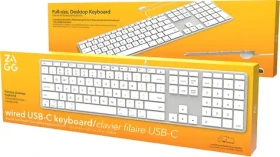 ZAGG klávesnica pre Apple biela / Klávesnica / USB-C drôtová / CZ/SK (103218549)