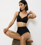 MODERN LACE+COTTON - Podprsenka s kosticami a maximálnou podporou Triumph BLACK 90B
