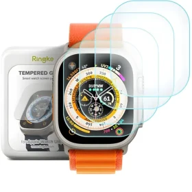 Ringke ID FC tvrdené sklo pre Apple Watch Ultra 1/2 49mm / Ochranné sklo / 4 ks v balení