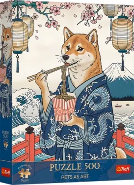 Trefl Puzzle Premium PLUS Pets as Art: Shibina rezancová meditácia
