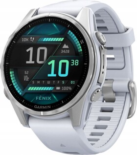 Garmin Fenix 8 AMOLED 43mm White Stone 010-02903-00, biele