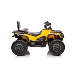 Mamido Detská elektrická štvorkolka Can-Am Outlander ATV žltá