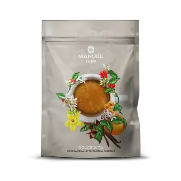 Manuel Caffé DOLCEVITA 250 g / Zrnková káva / 90% Arabica 10% Robusta (8006536202859)