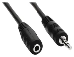 OEM Predlžovací kábel Jack 3,5 mm čierna / Audio kábel / Jack 3,5 mm (M) - Jack 3,5 mm (F) / 10 m (11.99.4359)