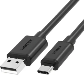 Unitek C14069BK čierna / Kábel / USB-A (M) - USB-C (M) / 3 m (C14069BK)