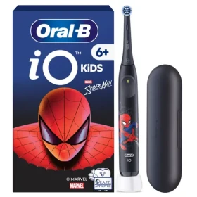 Oral-B iO Kids Spiderman čierna / Detská elektrická zubná kefka / 3 režimy / od 6 rokov / cestovné puzdro (iO Spiderman)