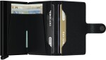 Kožená mini peňaženka Secrid Miniwallet Crisple Black