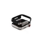 UNIQ Valencia puzdro pre Apple Watch (46mm) - TITANIUM SILVER šedá (8886463691656)