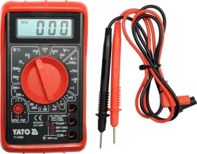 YATO Digitálny multimeter / Jednosmerné napätie 0.2-500V / Striedavé napätie 200-500V / Jednosmerný prúd 0.2 mA - 5 A (YT-73080)