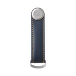 Kľúčenka Orbitkey Leather Navy with Tan Stitching