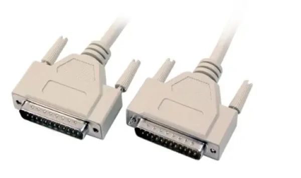MicroConnect sériový kábel D-SUB 25-pin (M) - D-SUB 25-pin (M) 10m béžová (PRIGG10)