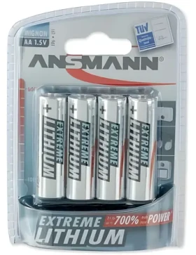 Ansmann Extreme Lithium AA FR6 / Batéria / 1,5 V / 4 ks (1512-0002)