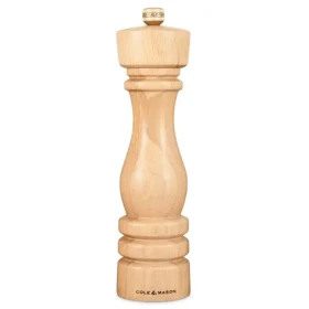 ColeMason London Natural Beech / Mlynček na soľ / bukové drevo / výška 22 cm / bez náplne (H233009)