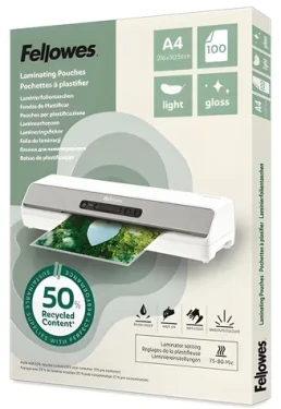 Fellowes A4 80 mic / Laminovacia fólia / 100ks / lesklá (100142987)