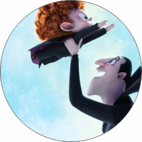 Jedlý papier Hotel Transylvania Drákula a Denis 19,5 cm - Pictu Hap - Pictu Hap