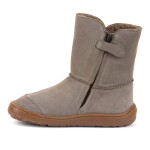 Detské zimné barefoot topánky TEX SUEDE Gray G3160250-3 - 41