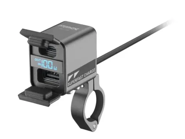Interphone Nabíjačka 100W - USB-C/USB-A / moto batéria (ACCHANDLEBAR100W)