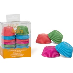 Mini košíčky na muffiny 200 ks, 32×22 mm, pastelové - Decora - Decora