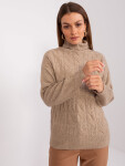 Jumper AT SW 23401.97P svetlohnedý jedna velikost