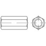 TOOLCRAFT 155968 spojovacia objímka M6 25 mm ocel glavanizované zinkom 100 ks; 155968