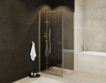 HOPA - Štvorcový sprchovací kút PIXA GOLD - Smer zatvárania - Ľavé (SX) BCPIXA90CTVELG