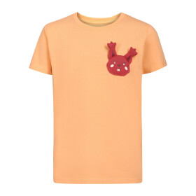 Detské bavlnené tričko NAX NAX OMESO peach 140-146