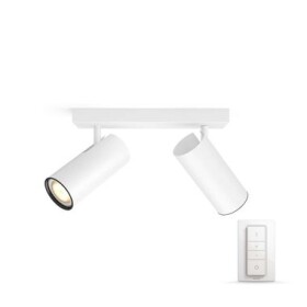 Philips Hue Buratto LED 2x5.5W biela + stmievač / LED bodové svietidlo GU10 / 2x250lm / 2200-6500 K / IP20 (50462/31/P7)