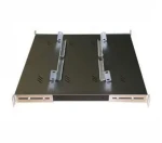 Triton Polička perforáciou 1U/250mm čierna