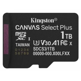 Kingston Canvas Select PLUS Gen3 microSDXC 1TB / UHS-I V30 / U3 / Class 10 / čítanie: až 150MBs / zápis: až 150 MBs (SDCS3/1TBSP)