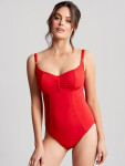 Jednodielne plavky Swimwear Anya Riva Balconnet Swimsuit fiery red SW1300