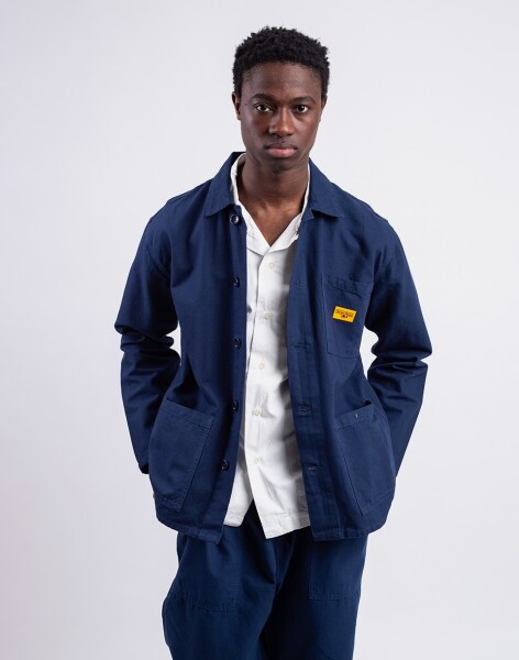 Service Works Canvas Chore Shirt NAVY XXL