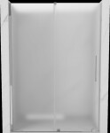 MEXEN/S - Velár posuvné sprchové dvere 130, dekor, chróm 871-130-000-31-01